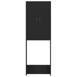Vidaxl Washing Machine Armoire 64x25.5x190 cm noir