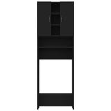 Vidaxl Washing Machine Armoire 64x25.5x190 cm noir