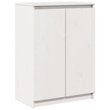 Vidaxl dressoir 60x36x84 cm massief grenenhout wit
