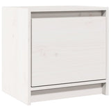 Vidaxl nachtkastje 40x30,5x40 cm massief grenenhout wit