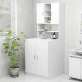 Vidaxl Washing Machine Cabinet 70.5x25.5x90 cm blanc
