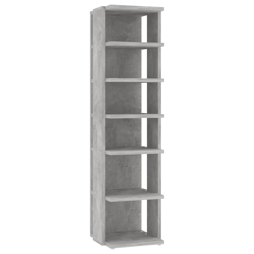 VidaXL shoe cabinet 27.5x27x102 cm processed wood concrete price