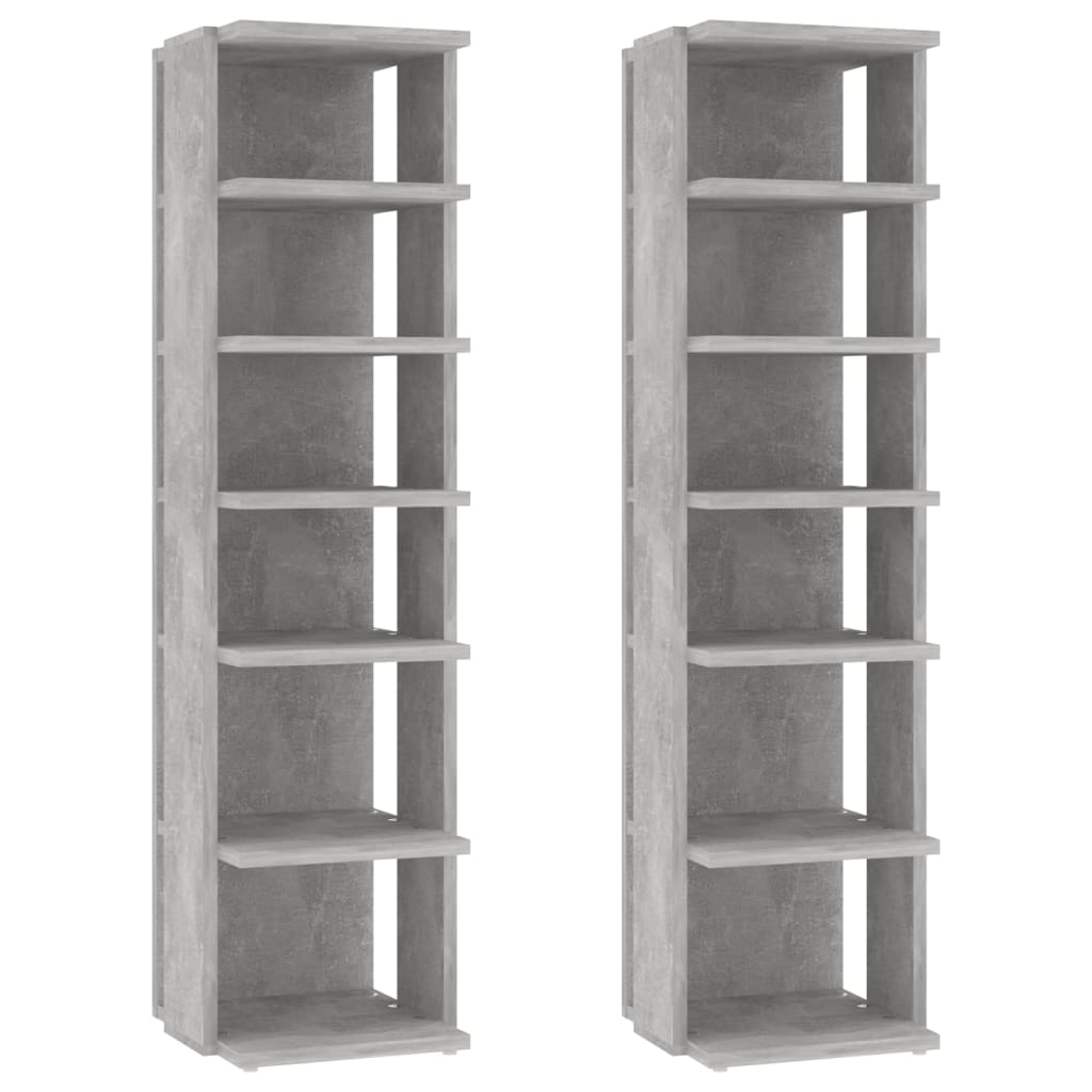 VidaXL shoe cabinets 2 st 27.5x27x102 cm concrete price