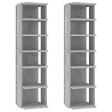 VidaXL shoe cabinets 2 st 27.5x27x102 cm concrete price