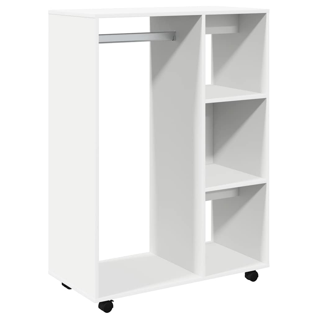 Vidaxl kledingkast 80x40x110 cm bewerkt hout wit