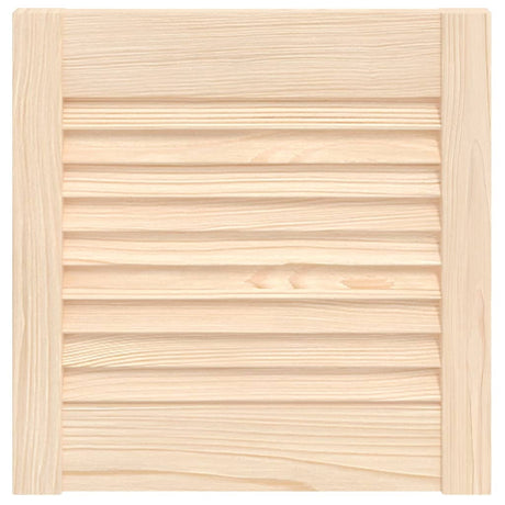Porte d'armoire Vidaxl avec lattes 39.5x39.4 cm Pine solide