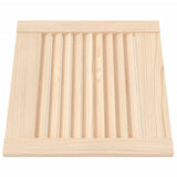 Porte d'armoire Vidaxl avec lattes 39.5x39.4 cm Pine solide