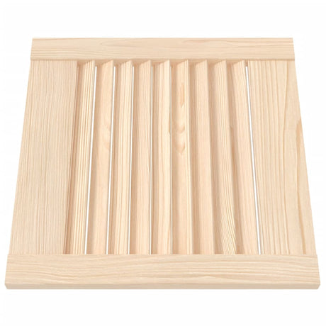 Porte d'armoire Vidaxl avec lattes 39.5x39.4 cm Pine solide