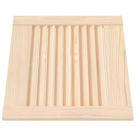 Portes d'armoires Vidaxl avec des lattes 4 ST 39.5x39.4 cm Pine solide