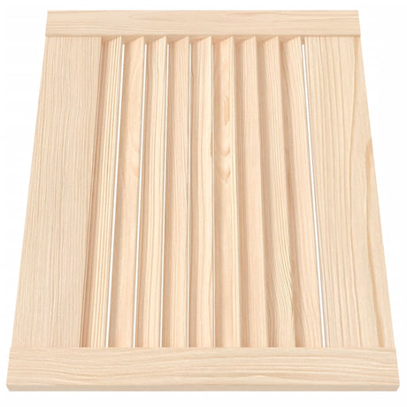 Porte d'armoire Vidaxl avec des lattes 39.5x49.4 cm Pine solide