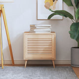 Porte d'armoire Vidaxl avec des lattes 39.5x49.4 cm Pine solide