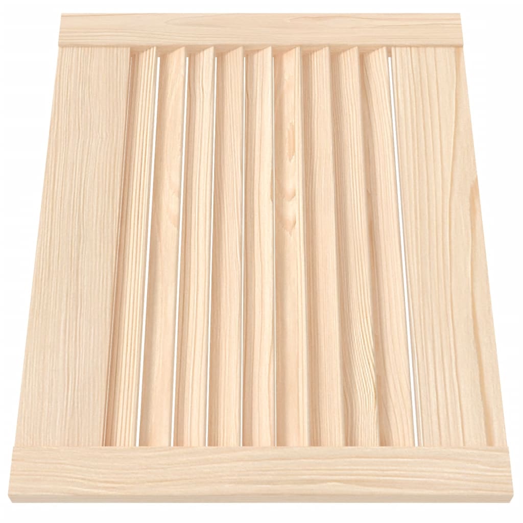 Portes d'armoire Vidaxl avec des lattes 4 pcs 39.5x49.4 cm Pine solide