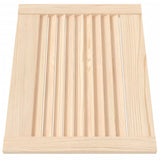 Portes d'armoire Vidaxl avec des lattes 4 pcs 39.5x49.4 cm Pine solide