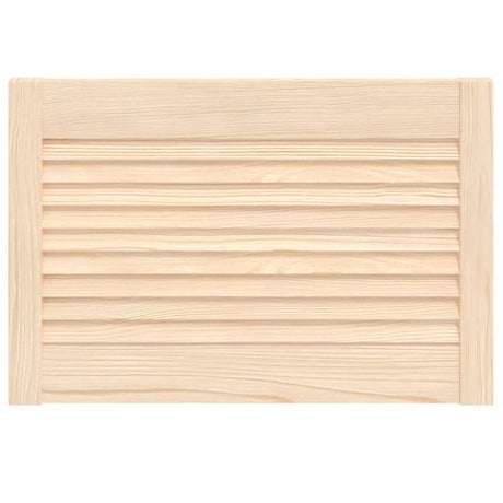 Porte d'armoire Vidaxl avec des lattes 39.5x59.4 cm Pine solide