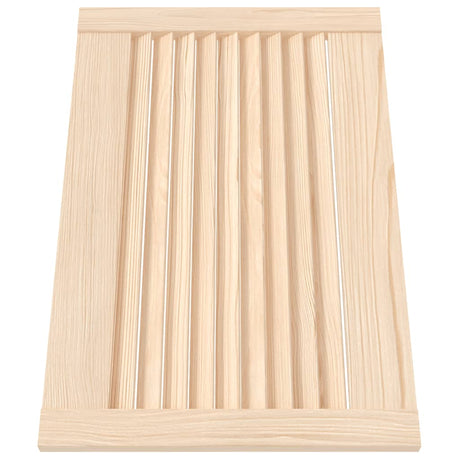 Porte d'armoire Vidaxl avec des lattes 39.5x59.4 cm Pine solide