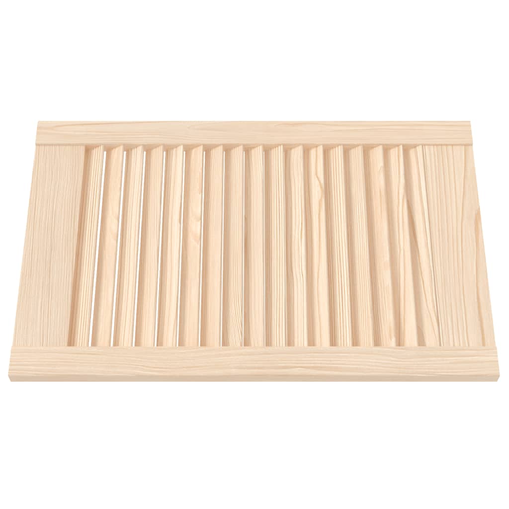 Porte d'armoire Vidaxl avec lattes 61,5x39.4 cm Pine solide