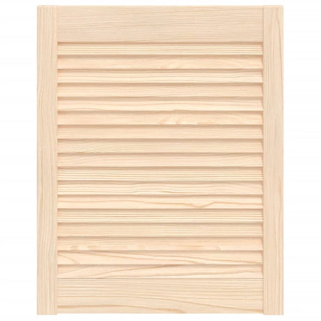 Porte d'armoire Vidaxl avec lattes 61,5x49.4 cm Pine solide
