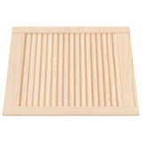 Portes d'armoire Vidaxl avec des lattes 2 PCS 61,5x49.4 cm Pine solide