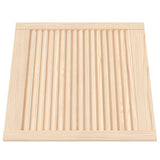 Portes de placard Vidaxl avec des lattes 4 pcs 61,5x59.4 cm Pine solide