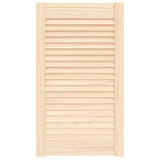 Porte d'armoire Vidaxl avec des lattes 69x39.4 cm Pine solide