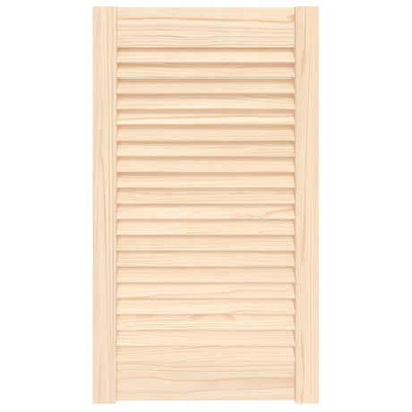 Porte d'armoire Vidaxl avec des lattes 69x39.4 cm Pine solide