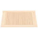 Porte d'armoire Vidaxl avec des lattes 69x39.4 cm Pine solide