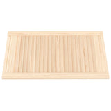 Portes d'armoire Vidaxl avec des lattes 2 PCS 69x39.4 cm Pine solide