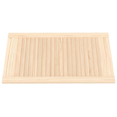 Portes d'armoire Vidaxl avec des lattes 2 PCS 69x39.4 cm Pine solide