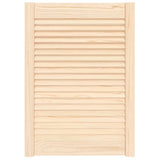 Porte d'armoire Vidaxl avec des lattes 69x49.4 cm Pine solide