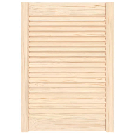 Porte d'armoire Vidaxl avec des lattes 69x49.4 cm Pine solide