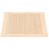 Portes d'armoires Vidaxl avec des lattes 2 PCS 69x49.4 cm Pine solide