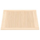 Portes de placard Vidaxl avec des lattes 4 pcs 69x49.4 cm Pine solide