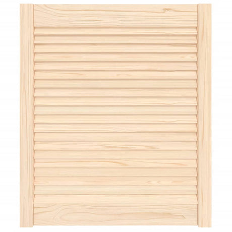 Porte d'armoire Vidaxl avec des lattes 69x59,4 cm Pine solide