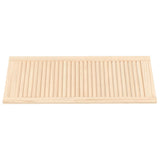 Portes de placard Vidaxl avec des lattes 2 pcs 99.3x39.4 cm Pine solide