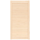 Porte d'armoire Vidaxl avec des lattes 99.3x49.4 cm Pine solide