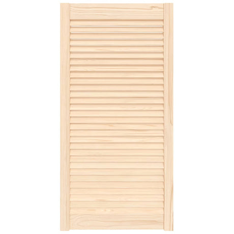 Porte d'armoire Vidaxl avec des lattes 99.3x49.4 cm Pine solide