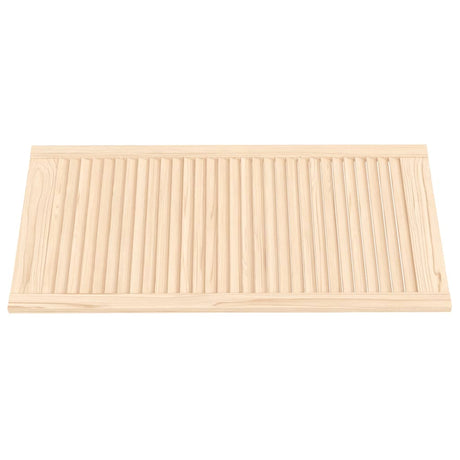 Portes d'armoire Vidaxl avec des lattes 4 PC 99.3x49.4 cm Pine solide