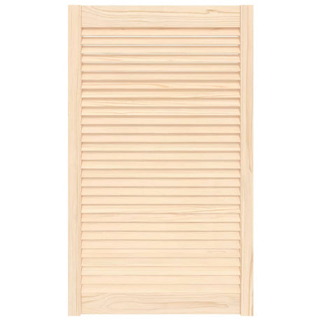 Porte d'armoire Vidaxl avec des lattes 99.3x59.4 cm Pine solide