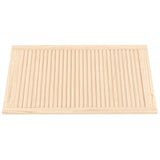 Portes d'armoires Vidaxl avec des lattes 2 pcs 99.3x59.4 cm Pine solide