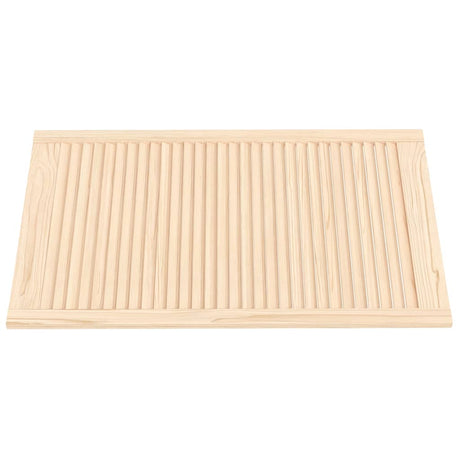 Portes d'armoires Vidaxl avec des lattes 2 pcs 99.3x59.4 cm Pine solide