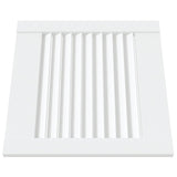 Portes d'armoire Vidaxl avec des lattes 2 pcs 39.5x39.4 cm Bois de pin blanc