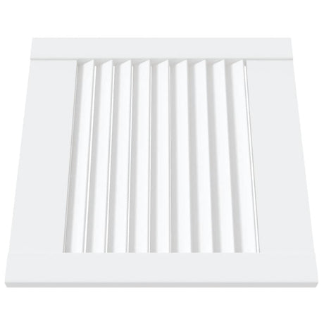 Portes d'armoire Vidaxl avec des lattes 4 pcs 39.5x39.4 cm Bois de pin blanc