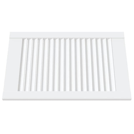 Portes d'armoires Vidaxl avec des lattes 2 pcs 61,5x39.4 cm Bois de pin blanc