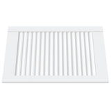 Portes d'armoire Vidaxl avec des lattes 4 pcs 61,5x39.4 cm Bois de pin blanc