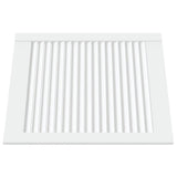 Portes d'armoires Vidaxl avec des lattes 2 pcs 61,5x49.4 cm Bois de pin blanc