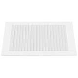 Portes d'armoire Vidaxl avec des lattes 4 pcs 69x39.4 cm Pine solide blanc