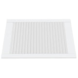 Portes d'armoires Vidaxl avec des lattes 4 pcs 69x49.4 cm Pine solide blanc
