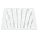 Portes d'armoires Vidaxl avec des lattes 4 pcs 69x59.4 cm Pine solide blanc
