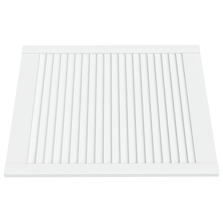 Portes d'armoires Vidaxl avec des lattes 4 pcs 69x59.4 cm Pine solide blanc