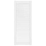 Porte d'armoire Vidaxl avec lattes 99.3x39.4 cm Pine solide blanc